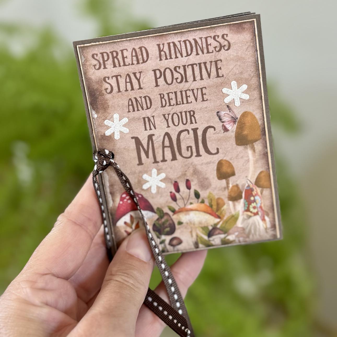 Printable Digital Download-Vintage Mushroom themed Pocket Cards featuring the Gulfport Gnome
