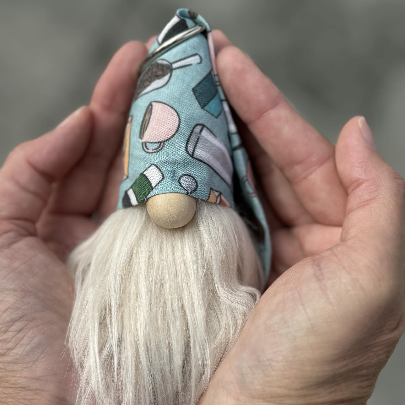 DIY Mini Gnome - Make Your Own Coffee Lovers Collectible Gnome Decor- 4" Plush Barista Gnome