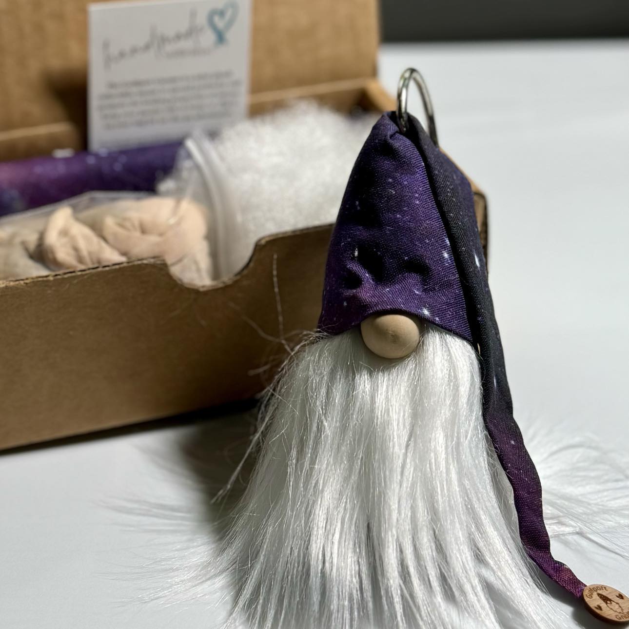 DIY Mini Gnome - Make Your Own 4" Plush Gulfport Gnome - Midnight Stars Theme