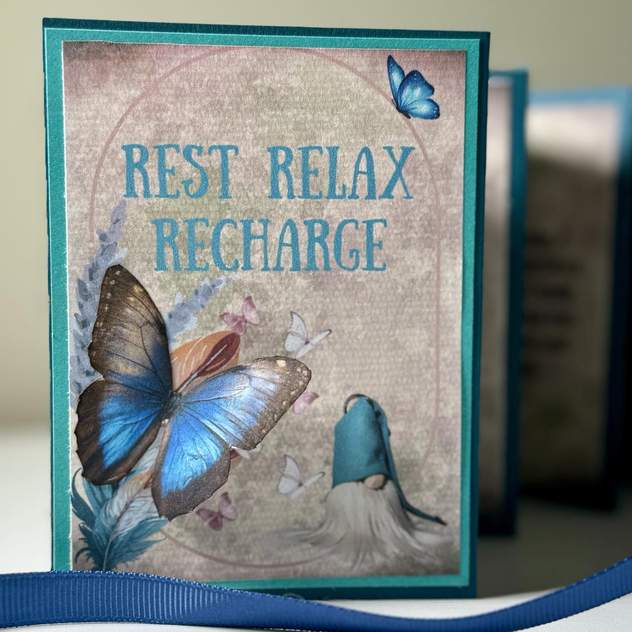 Printable Mini Journal & Story Book with Tutorial - Rest Relax and Recharge!