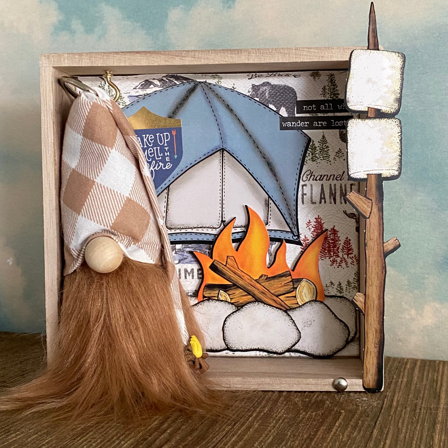 Gift Set - Camping Adventure Gift set with Gulfport Gnome™ - 4" Plush Gnome Gift Set