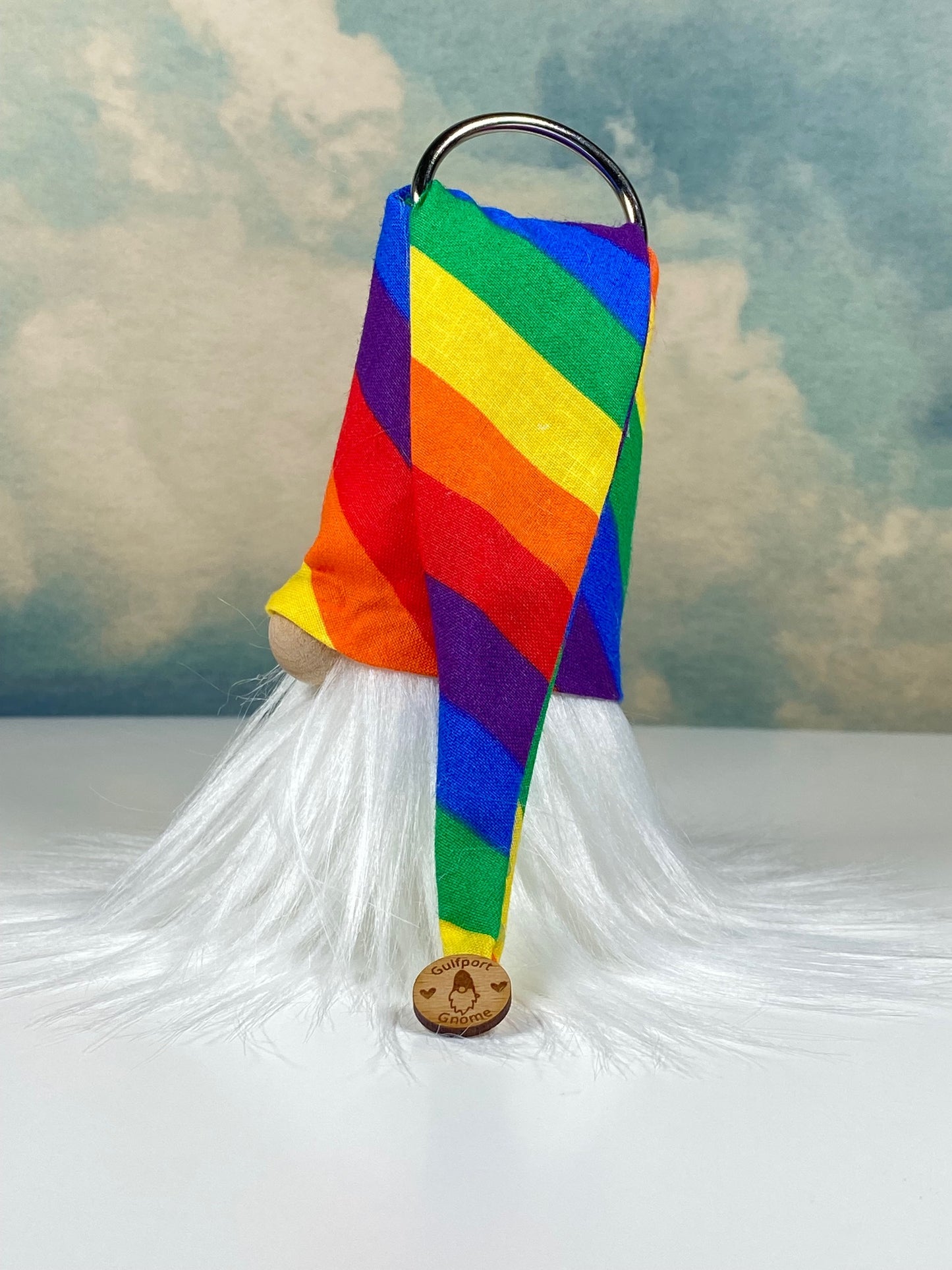 Gulfport Gnome™-Gay Pride LGBT Decor - 4" Plush Mini Rainbow Gnome to Celebrate LGBT Pride