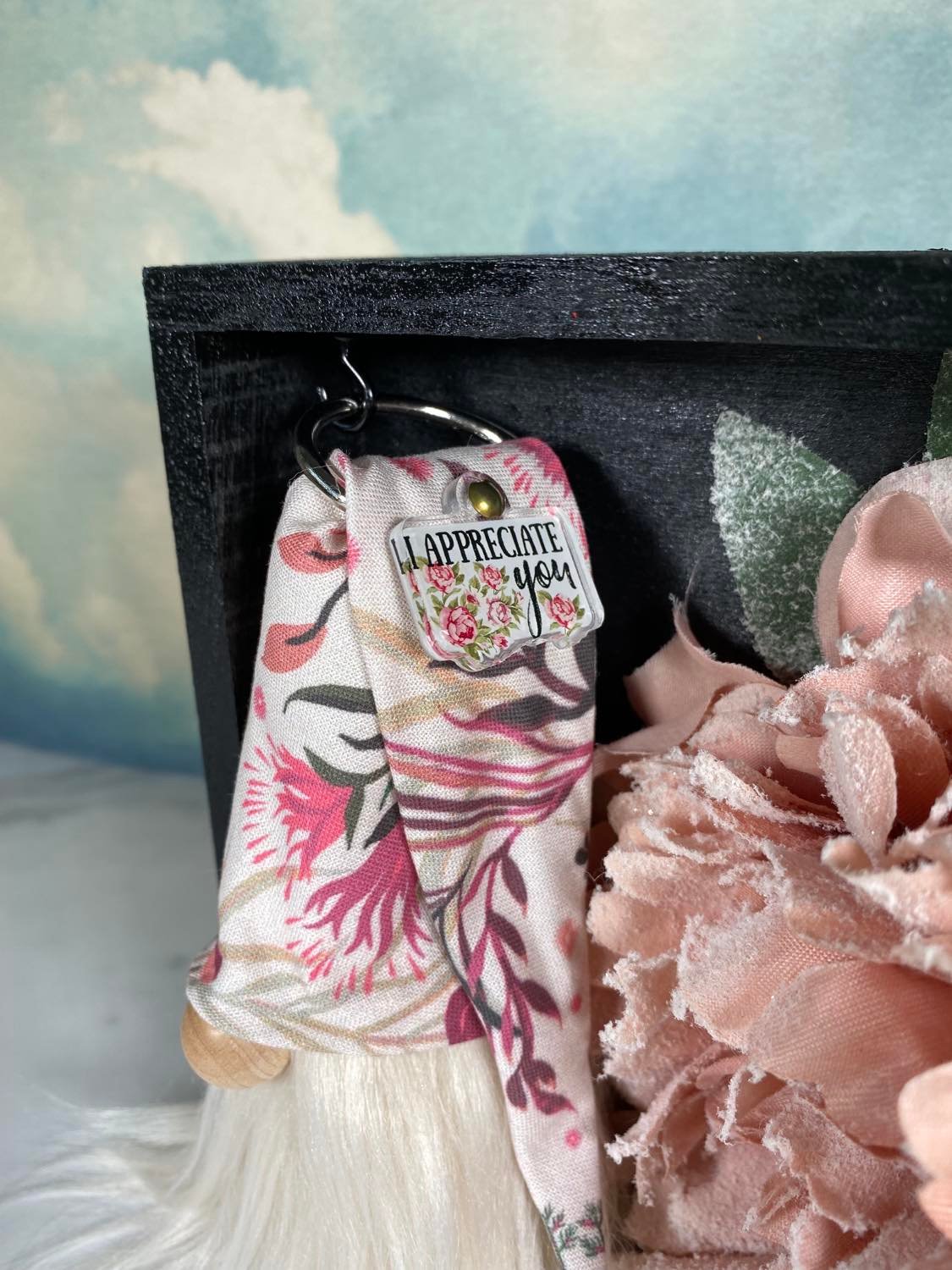 Gift Set - Appreciate YOU Gnome and Flower Gift set with Gulfport Gnome™ - 4" Plush Gnome