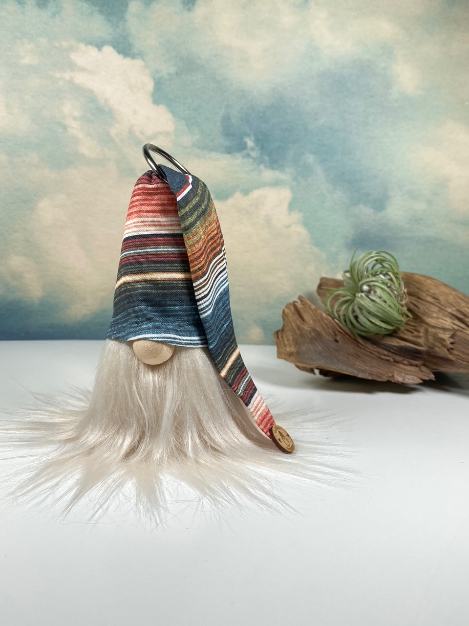 Gulfport Gnome™ - Texas Serape Collectible Decor- 4" Plush Gnome - Multi Colored Desert Decor