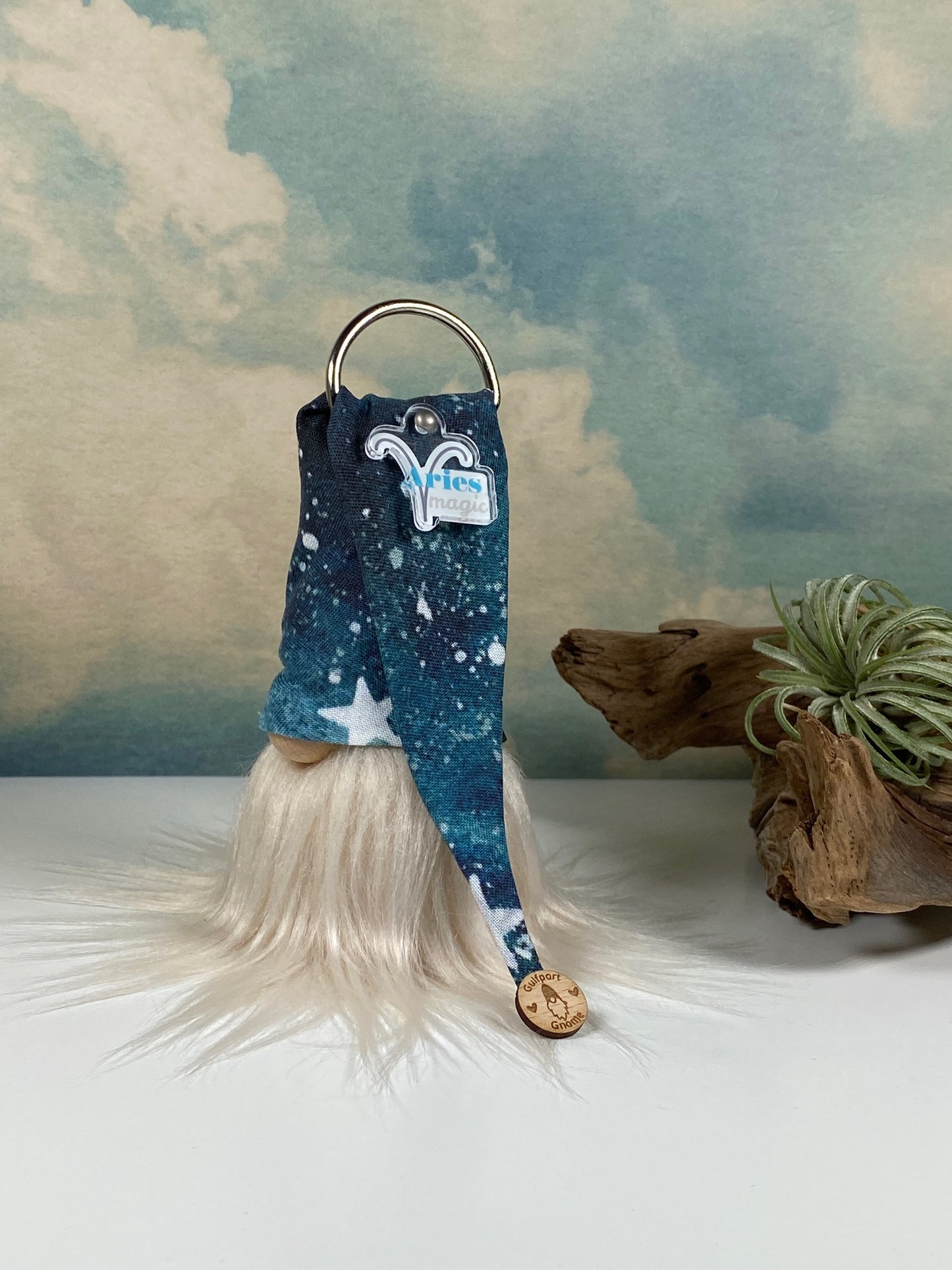 Gulfport Gnome™ - ARIES Zodiac Sign Gnome- 4" Plush Mini Astrological Decor-Mar 21-Apr 19