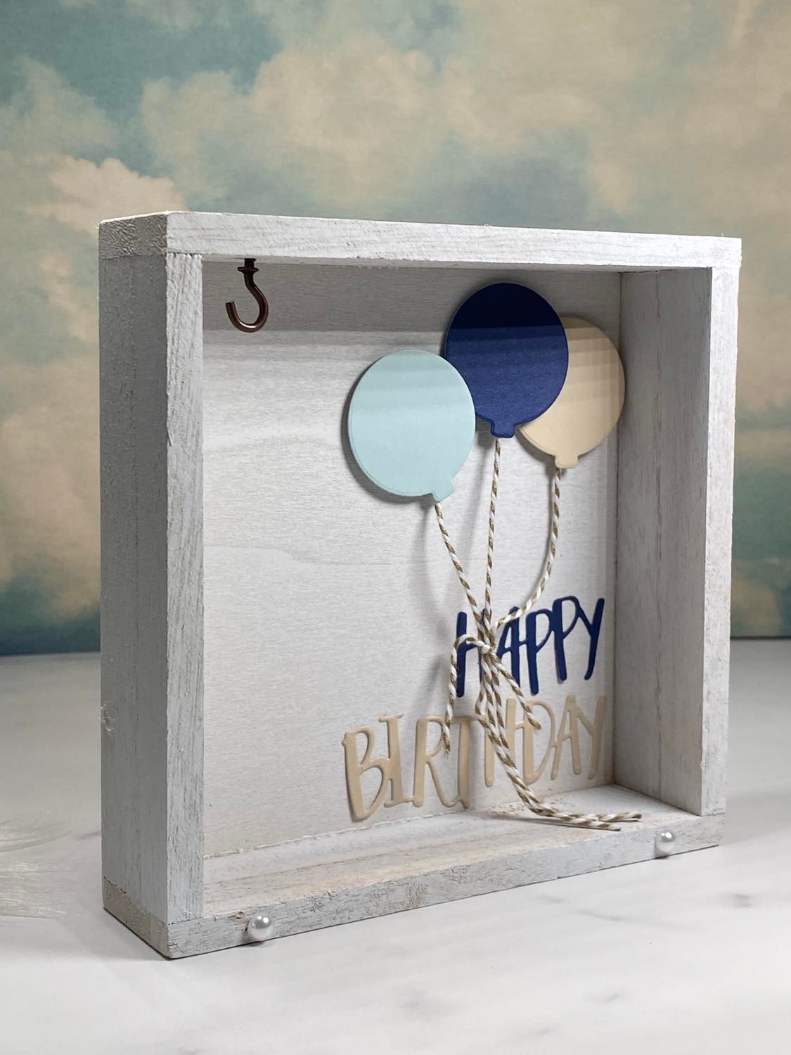 Gift Set - Happy Birthday Gnome Decor Gift set with Balloons and 4" Plush Gnome