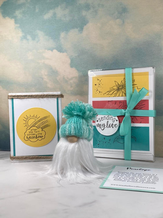 Gift Set - Sending Love NORTHERN Gnome Gift set with Card Making Kit