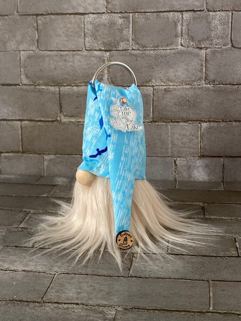Gulfport Gnome™-Lake Life Home Decor - 4" Plush Take me to the Lake Gnome
