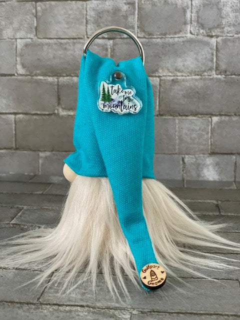 Gulfport Gnome™-Mountain Home Decor- 4" Plush Mini Take me to the Mountains Gnome