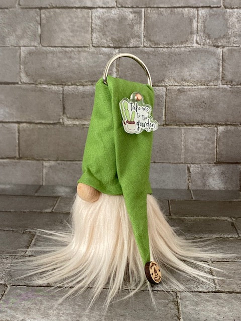Gulfport Gnome™-Indoor Garden Decor- Plush Take me to the Garden Gnome for Plant Lovers