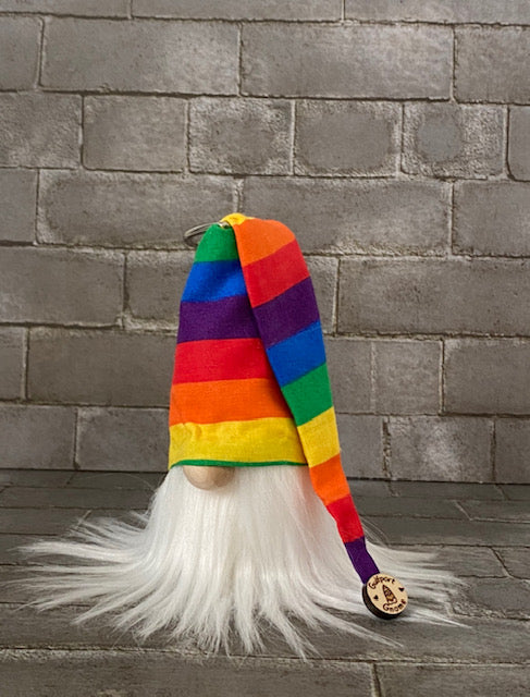 Gulfport Gnome™-Gay Pride LGBT Decor - 4" Plush Mini Rainbow Gnome to Celebrate LGBT Pride