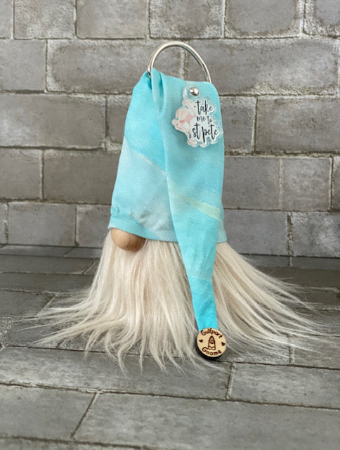 Gulfport Gnome™-St Petersburg Souvenir - 4" Plush Take me to St Pete Mini Gnome