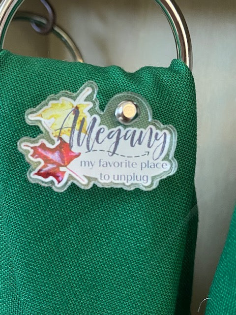 Gulfport Gnome™️ - Allegany Camping- 4" Fabric Mini Decor Unplug at Allegany Gnome