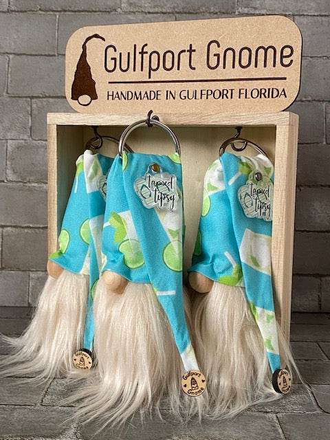 Gulfport Gnome™-Tanned & Tipsy Beach Decor- 4" Plush Mini Vacation Beach Bag Accessory