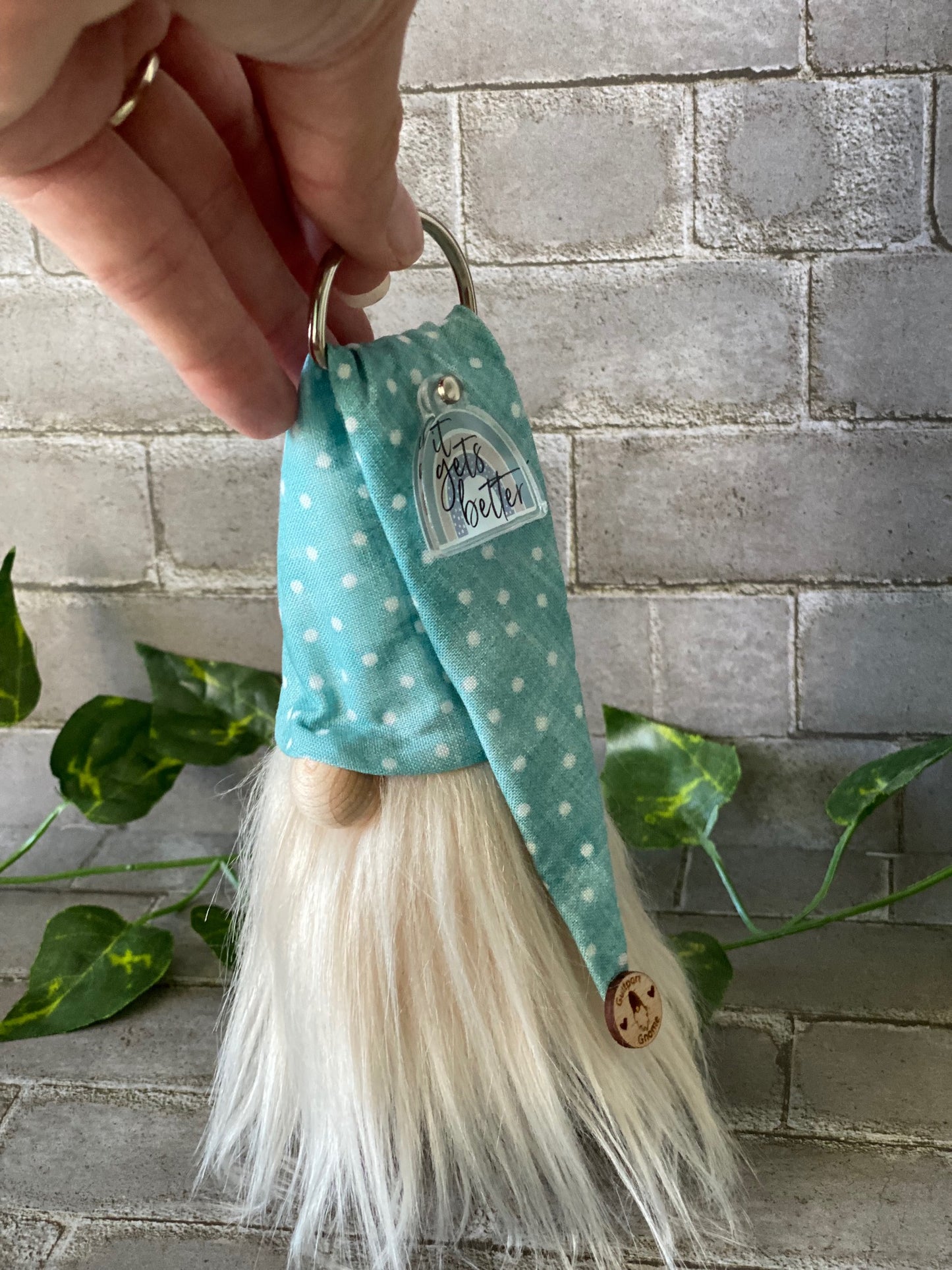 Gulfport Gnome™-It Gets Better Encouragement Decor - 4" Plush Encouragement Gnome