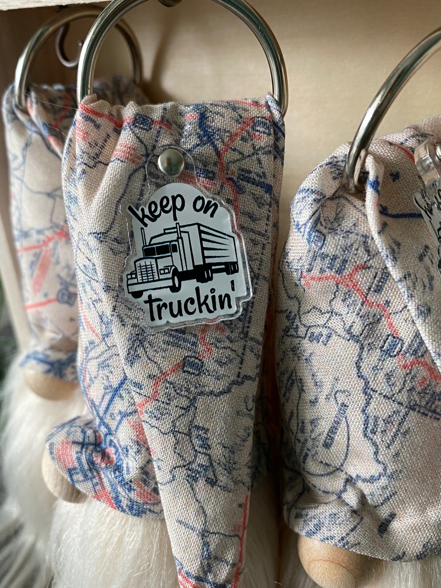 Gulfport Gnome™-Keep on Truckin Decor - 4" Plush Truckers Decor Gnome