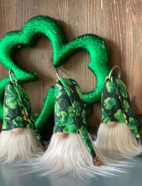 Gulfport Gnome™ - St Patricks Day Decor- 4" Plush Mini Decor Lucky Irish Gnome
