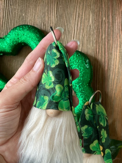Gulfport Gnome™ - St Patricks Day Decor- 4" Plush Mini Decor Lucky Irish Gnome