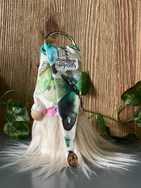 Gulfport Gnome™ - Cancer Support Collectible Decor- 4" Plush Butterfly Gnome