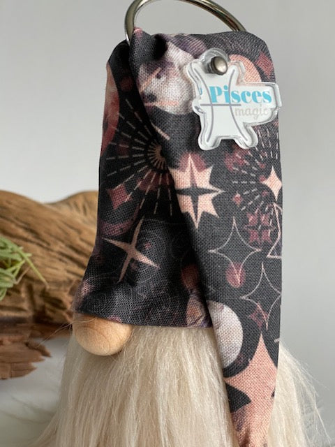 Gulfport Gnome™ - PISCES Zodiac Sign Gnome- 4" Plush Mini Astrological Decor- Feb 19-Mar 20