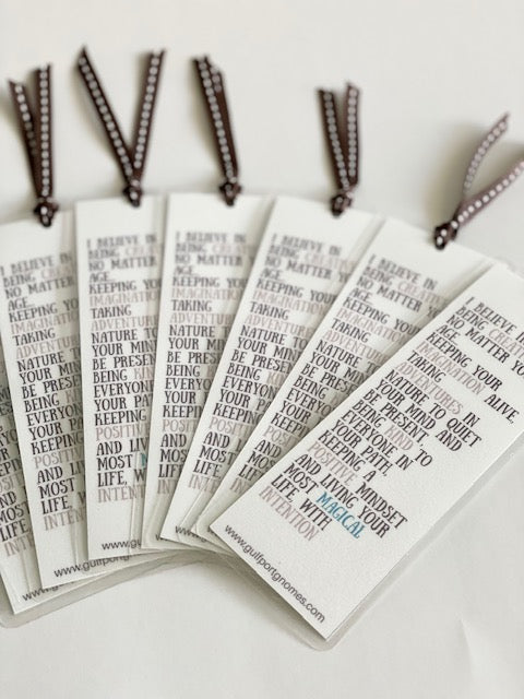 I Believe Motto for a Magical Life Bookmark