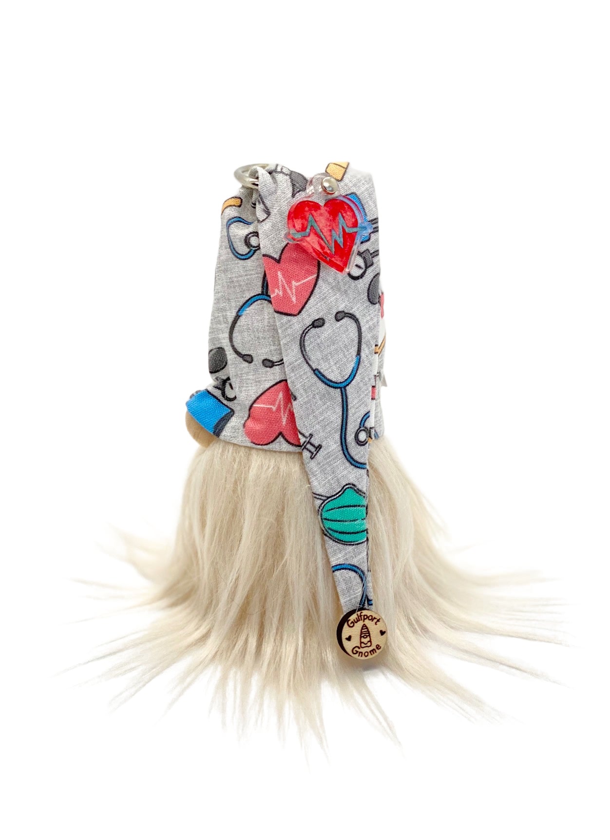 Gulfport Gnome™-Nurse Decor- 4" Plush Mini Medical Appreciation Gnome