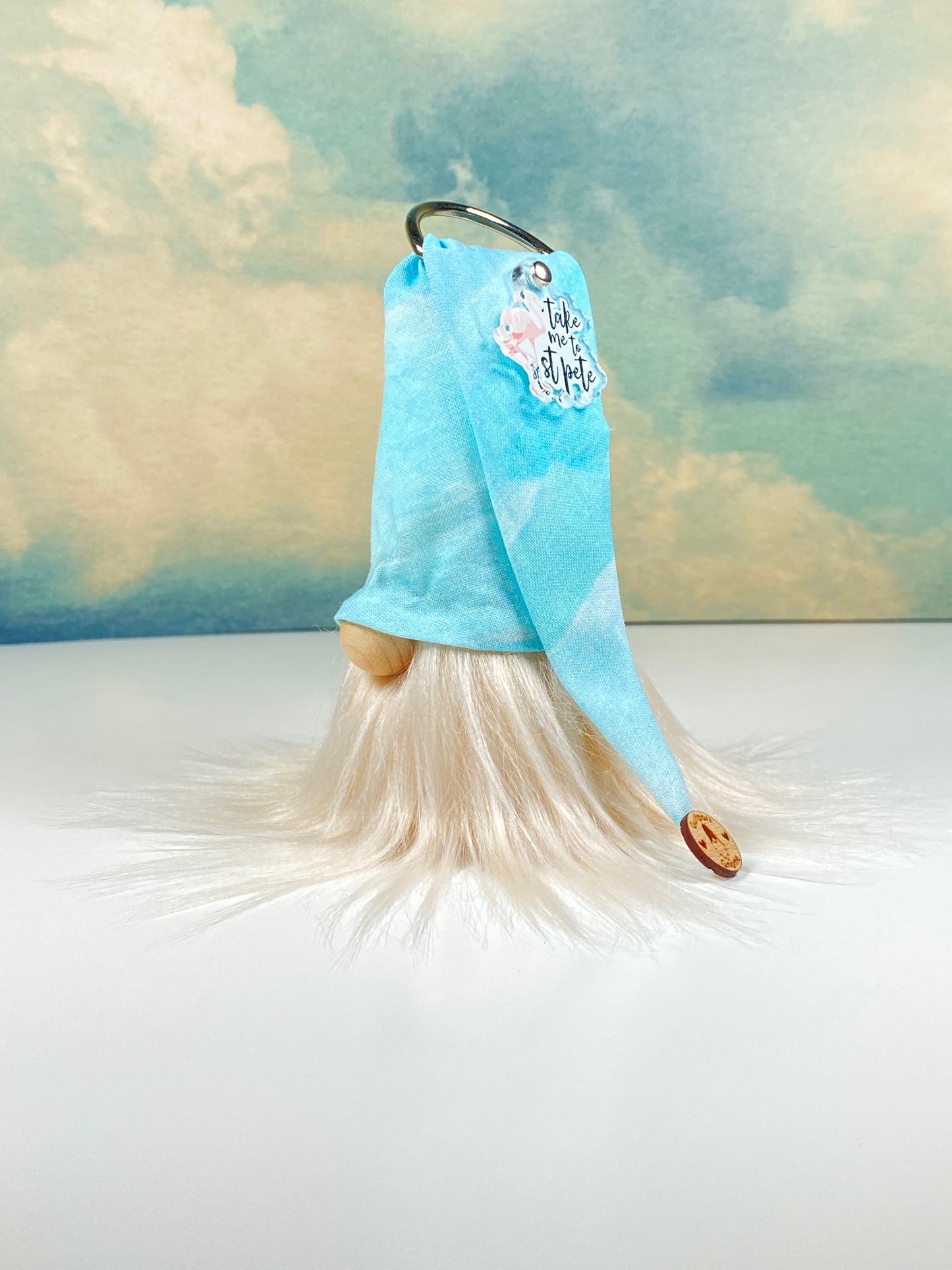 Gulfport Gnome™-St Petersburg Souvenir - 4" Plush Take me to St Pete Mini Gnome