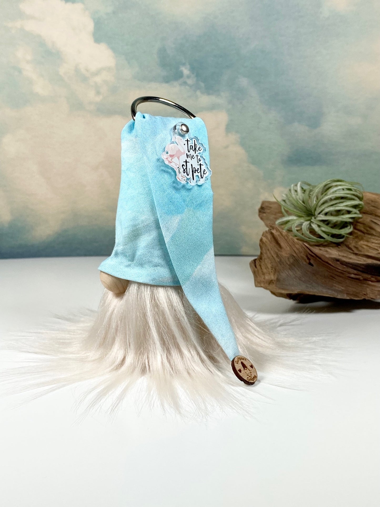 Gulfport Gnome™-St Petersburg Souvenir - 4" Plush Take me to St Pete Mini Gnome