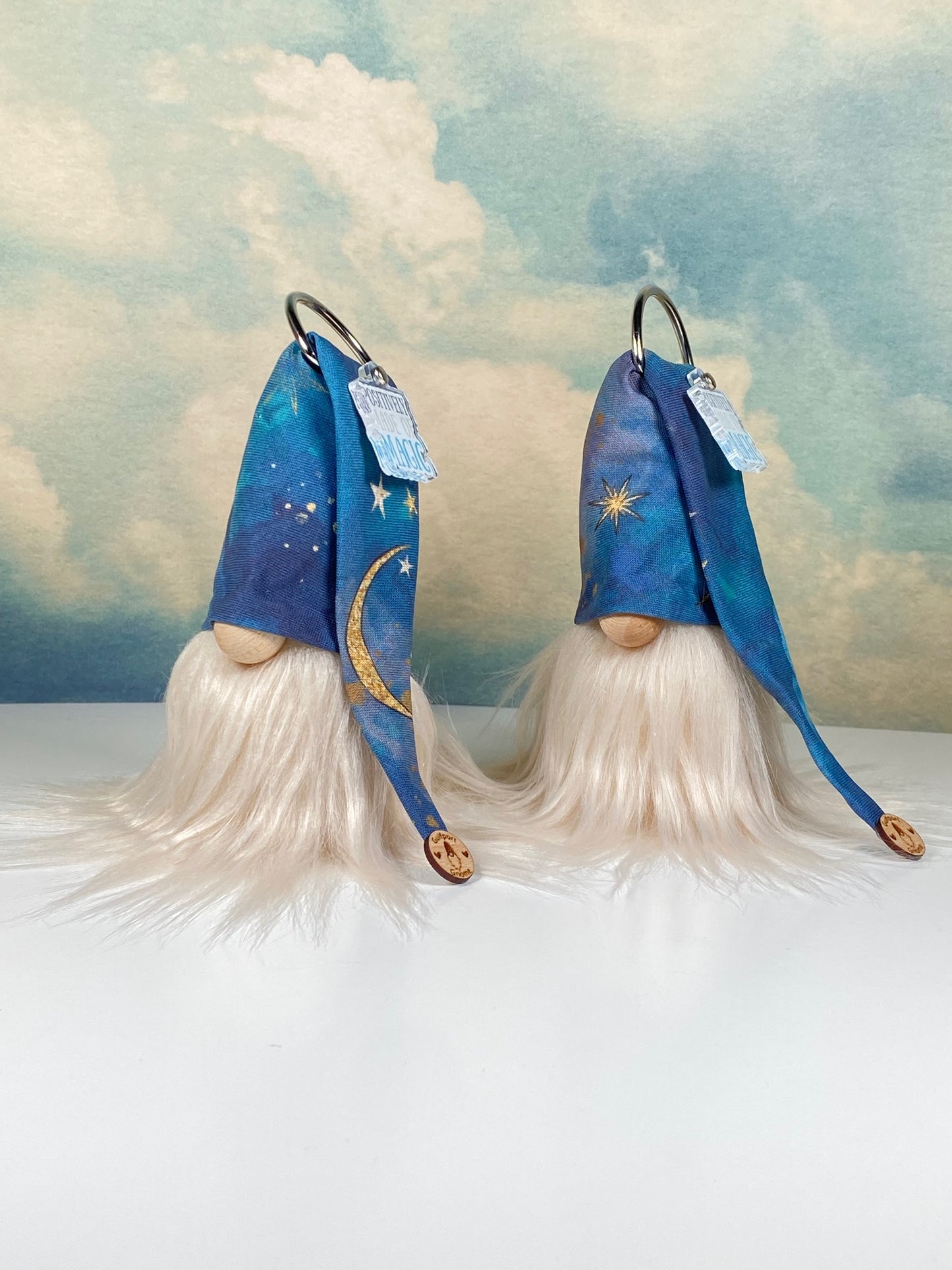 Gulfport Gnome™ - Made of Magic Home Decor Gnome - Moon and Stars Decor