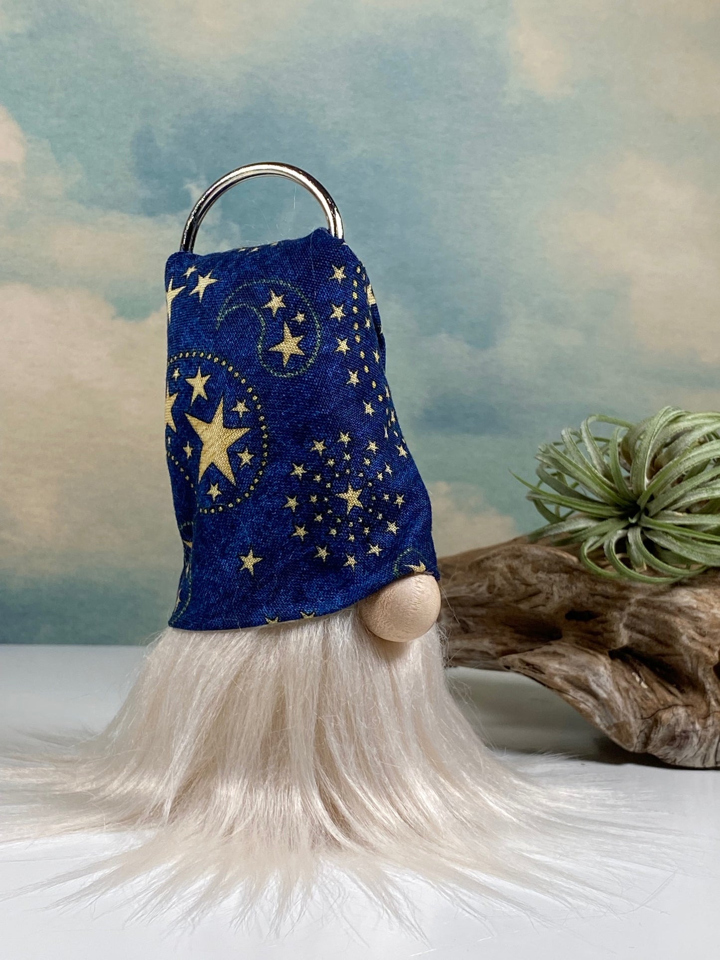 Gulfport Gnome™ - Moon and Stars Decor- 4" Plush Gnome - Collectible Astrological Gnome