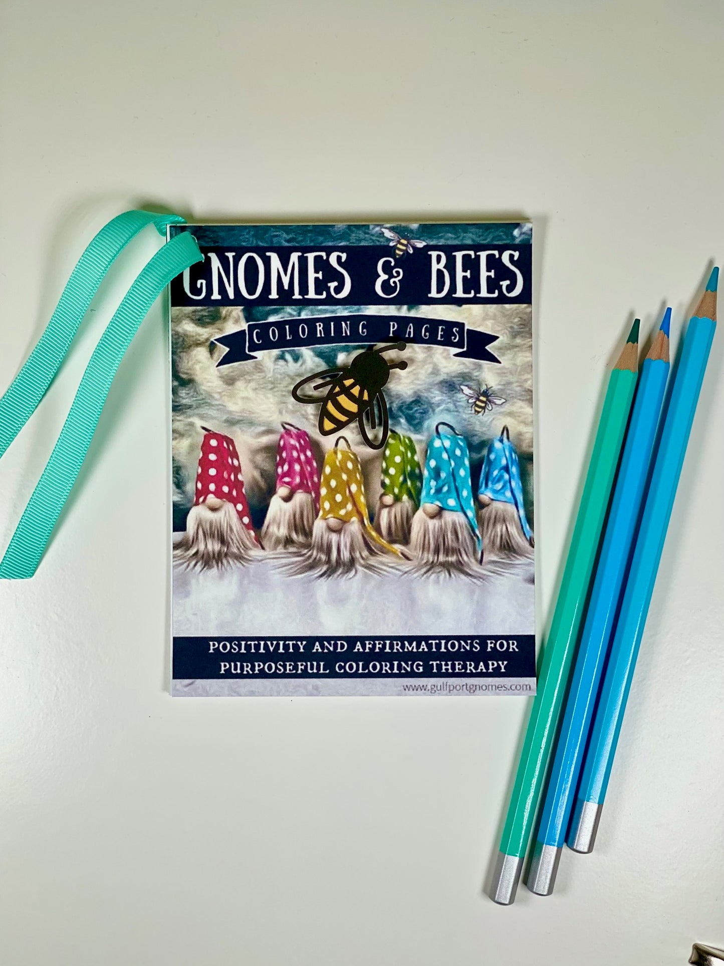 Coloring Book | Gnomes and Bees Coloring | Therapeutic Coloring | Digital Download | Instant Download Printable Coloring Book Gulfport Gnome™