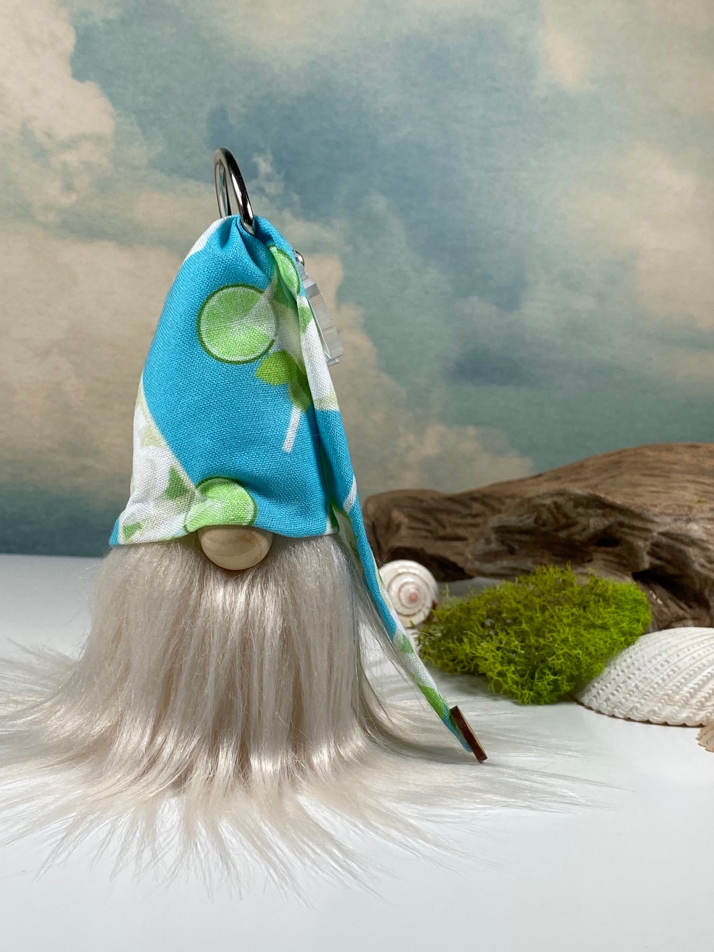Gulfport Gnome™-Tanned & Tipsy Beach Decor- 4" Plush Mini Vacation Beach Bag Accessory