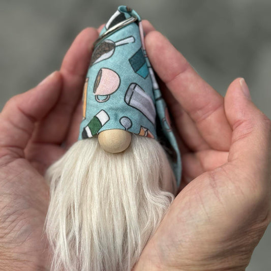 DIY Mini Gnome - Make Your Own Coffee Lovers Collectible Gnome Decor- 4" Plush Barista Gnome