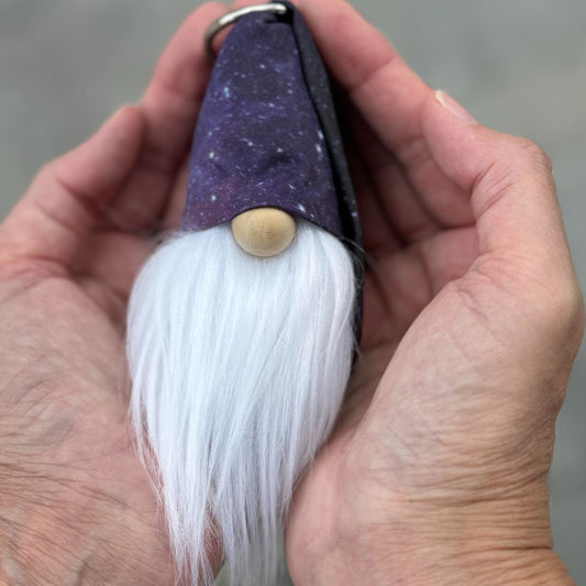DIY Mini Gnome - Make Your Own 4" Plush Gulfport Gnome - Midnight Stars Theme
