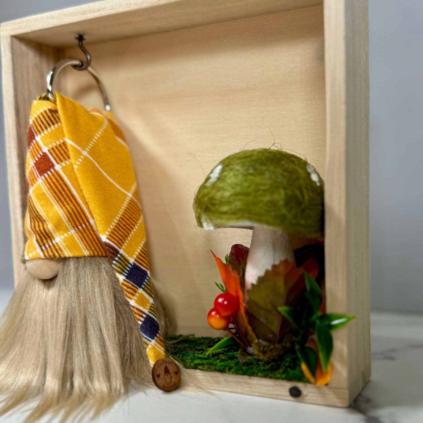Gift Set - Fall Gnome Mushroom Decor Gift set with 4" Plush Gnome