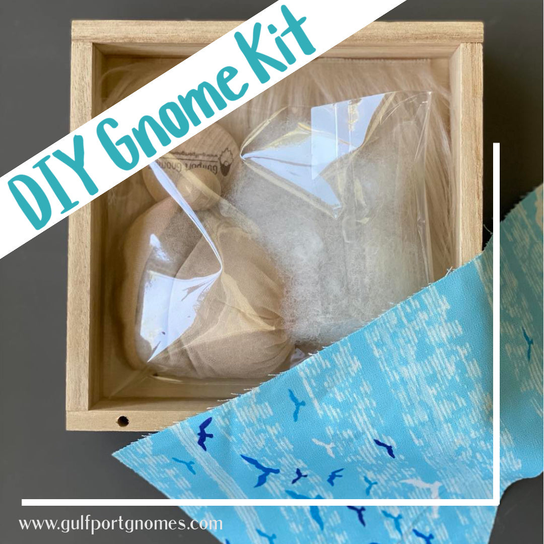 DIY Gulfport Gnome™- Make Your Own Lake Life Home Decor - 4" Plush Take me to the Lake Gnome