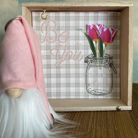 Gift Set - Be You Pink Gift set with Gulfport Gnome™ - 4" Plush Gnome Gift Set