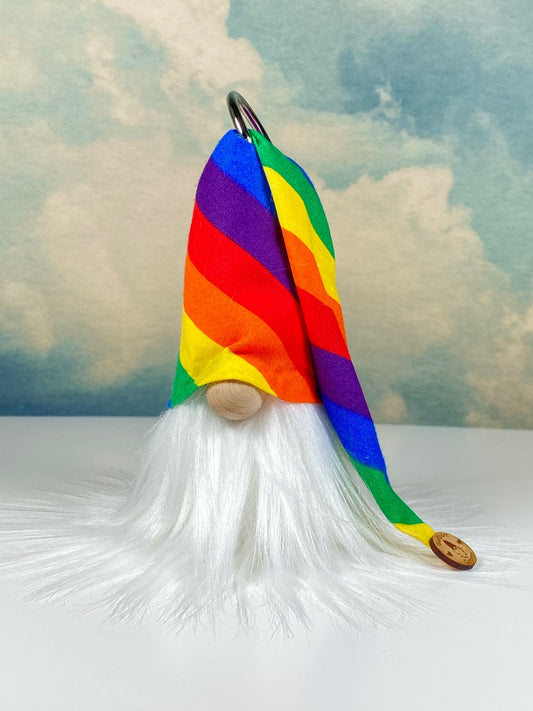 Gulfport Gnome™-Gay Pride LGBT Decor - 4" Plush Mini Rainbow Gnome to Celebrate LGBT Pride