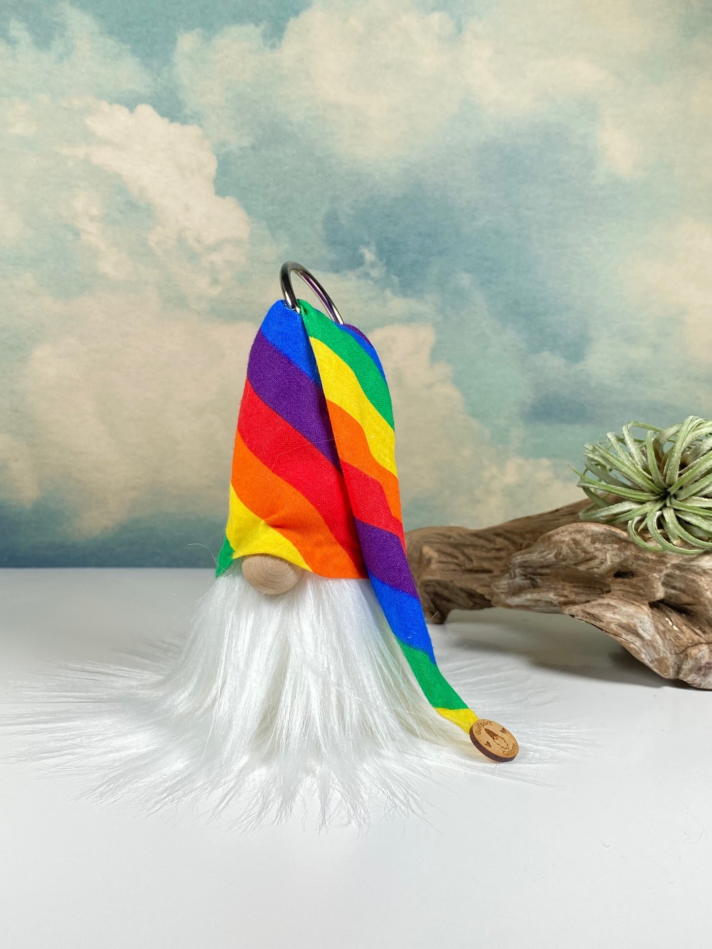 Gulfport Gnome™-Gay Pride LGBT Decor - 4" Plush Mini Rainbow Gnome to Celebrate LGBT Pride