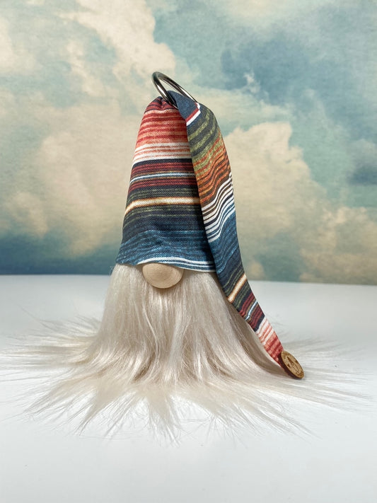 Gulfport Gnome™ - Texas Serape Collectible Decor- 4" Plush Gnome - Multi Colored Desert Decor