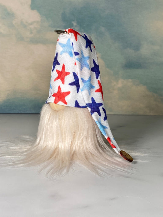 Gulfport Gnome™ - Independence Stars Gnome- 4" Plush Mini Americana Decor