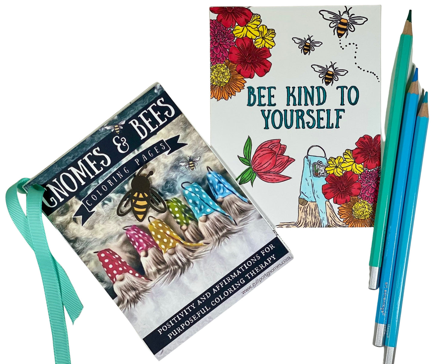 Coloring Book | Gnomes and Bees Coloring | Therapeutic Coloring | Digital Download | Instant Download Printable Coloring Book Gulfport Gnome™