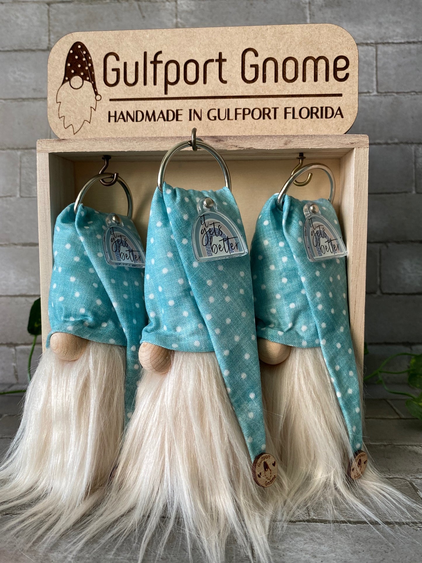 Gulfport Gnome™-It Gets Better Encouragement Decor - 4" Plush Encouragement Gnome