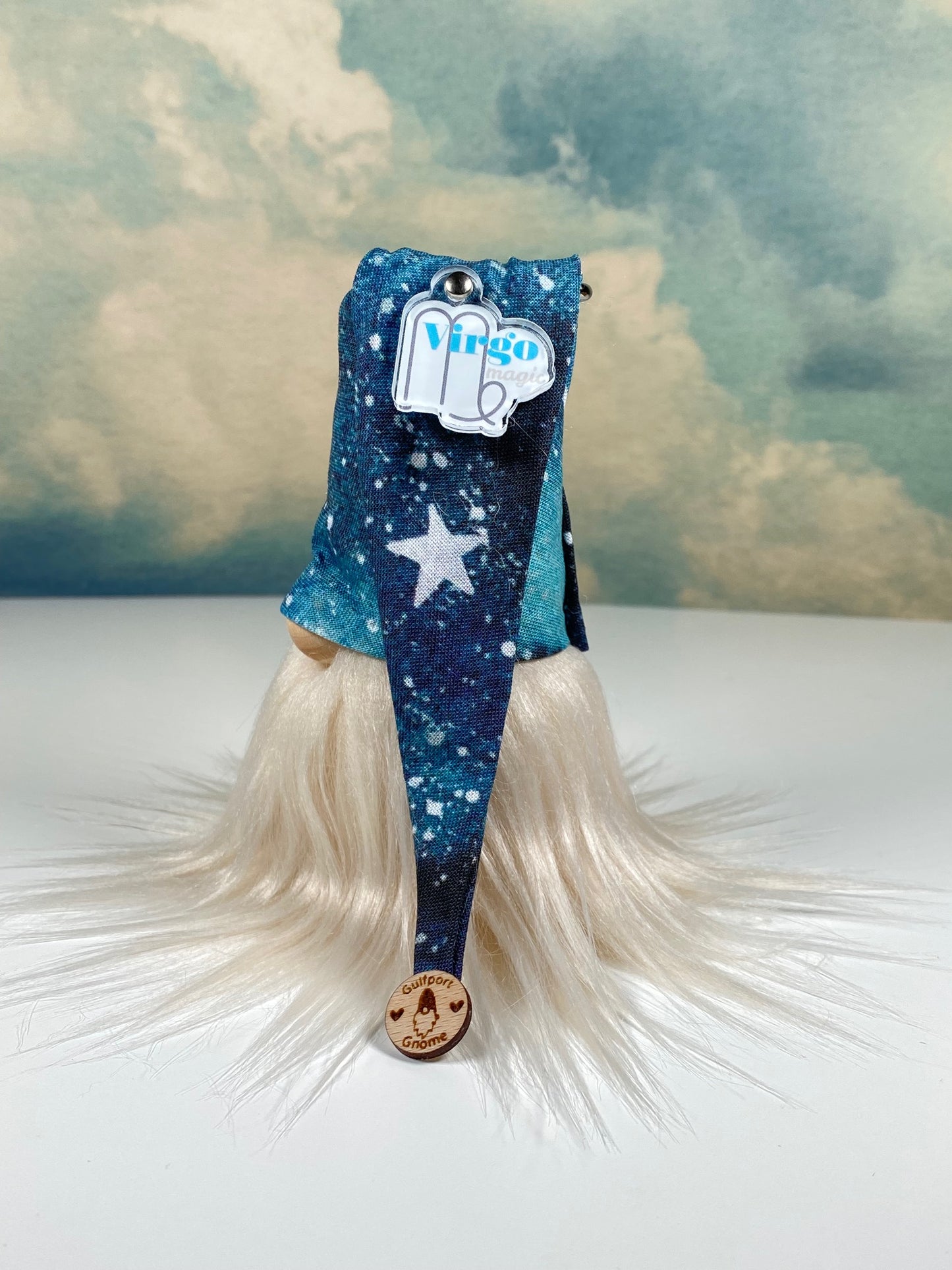 Gulfport Gnome™ - VIRGO Zodiac Sign Gnome- 4" Plush Mini Astrological Decor- Aug 23-Sep 22