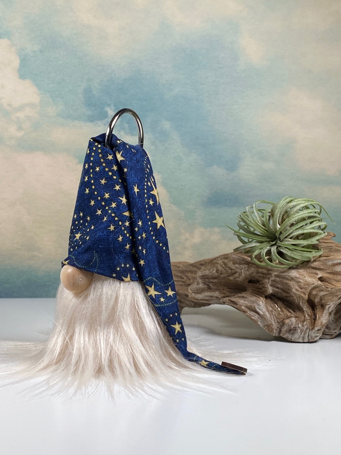Gulfport Gnome™ - Moon and Stars Decor- 4" Plush Gnome - Collectible Astrological Gnome