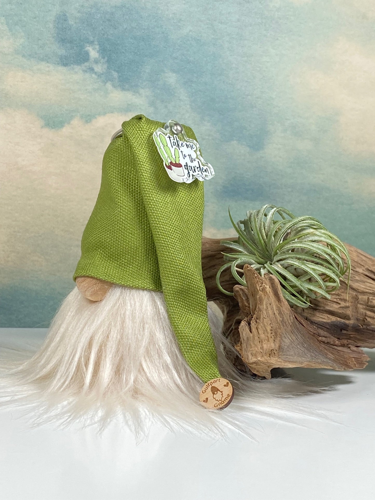Gulfport Gnome™-Indoor Garden Decor- Plush Take me to the Garden Gnome for Plant Lovers