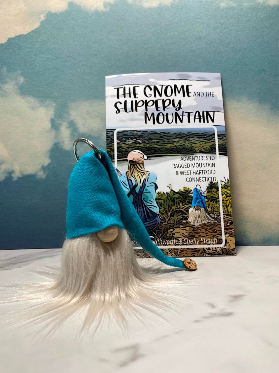Book and Gnome Gift Set - Plush Adventure Gnome and Children's Story Book-The Gnome and the Slippery Mountain